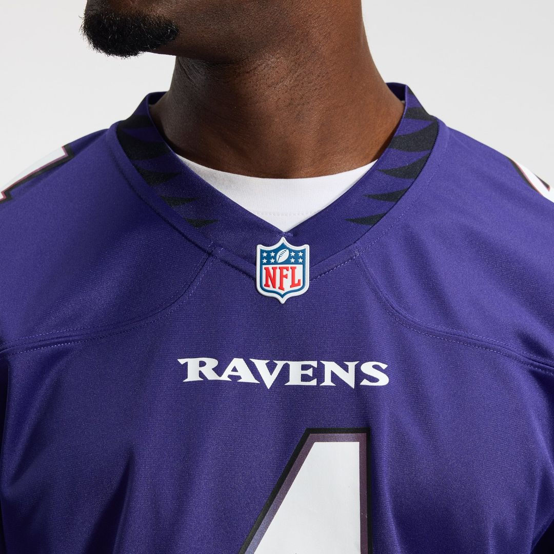 Baltimore Ravens Zay Flowers Nike Purple Game Jersey