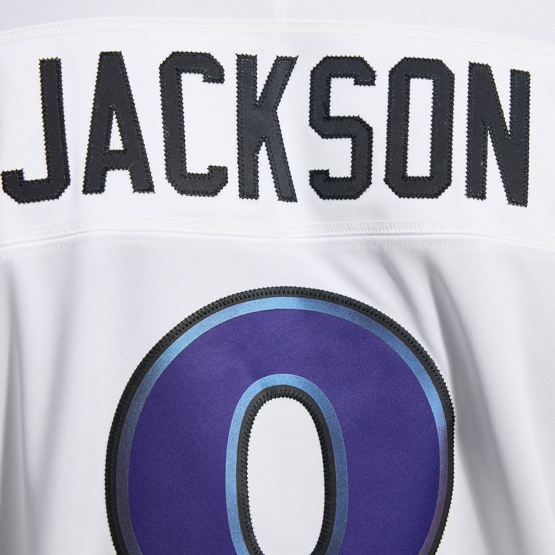 Baltimore Ravens Lamar Jackson Nike White Vapor FUSE Stitched Limited Jersey