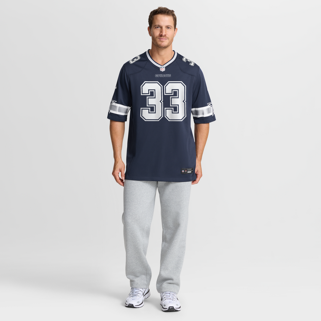Dallas Cowboys Javonte Williams Nike Navy Game Jersey