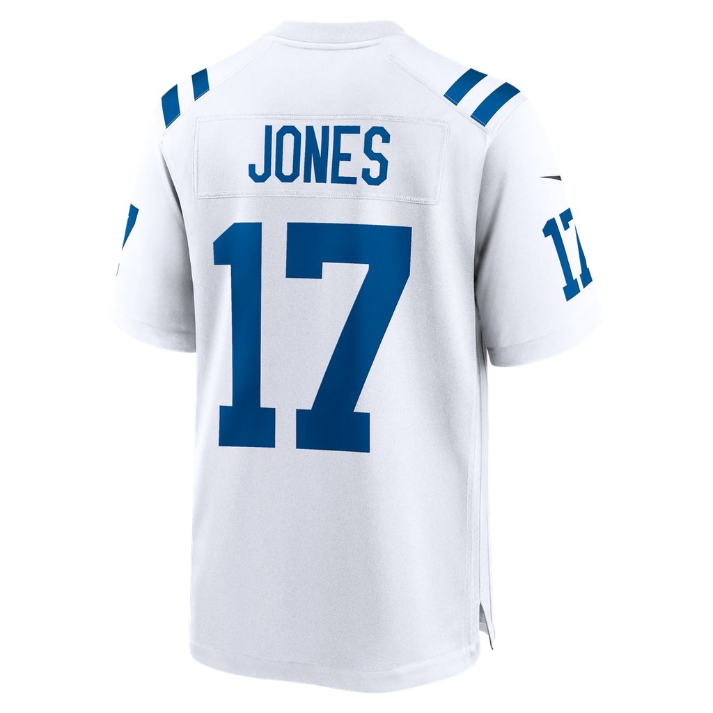 Indianapolis Colts Daniel Jones Nike White Game Jersey