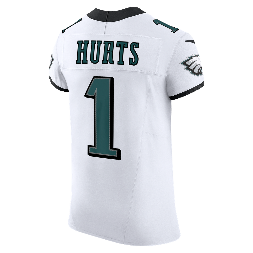 Philadelphia Eagles Jalen Hurts Nike White Vapor FUSE Elite Jersey