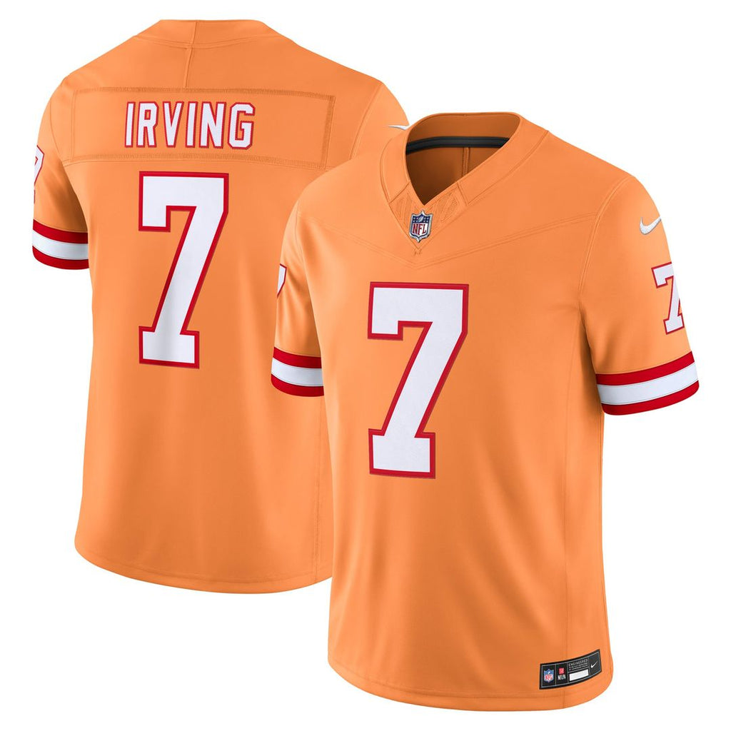 Tampa Bay Buccaneers Bucky Irving Nike Creamsicle Alternate Vapor FUSE Stitched Limited Jersey