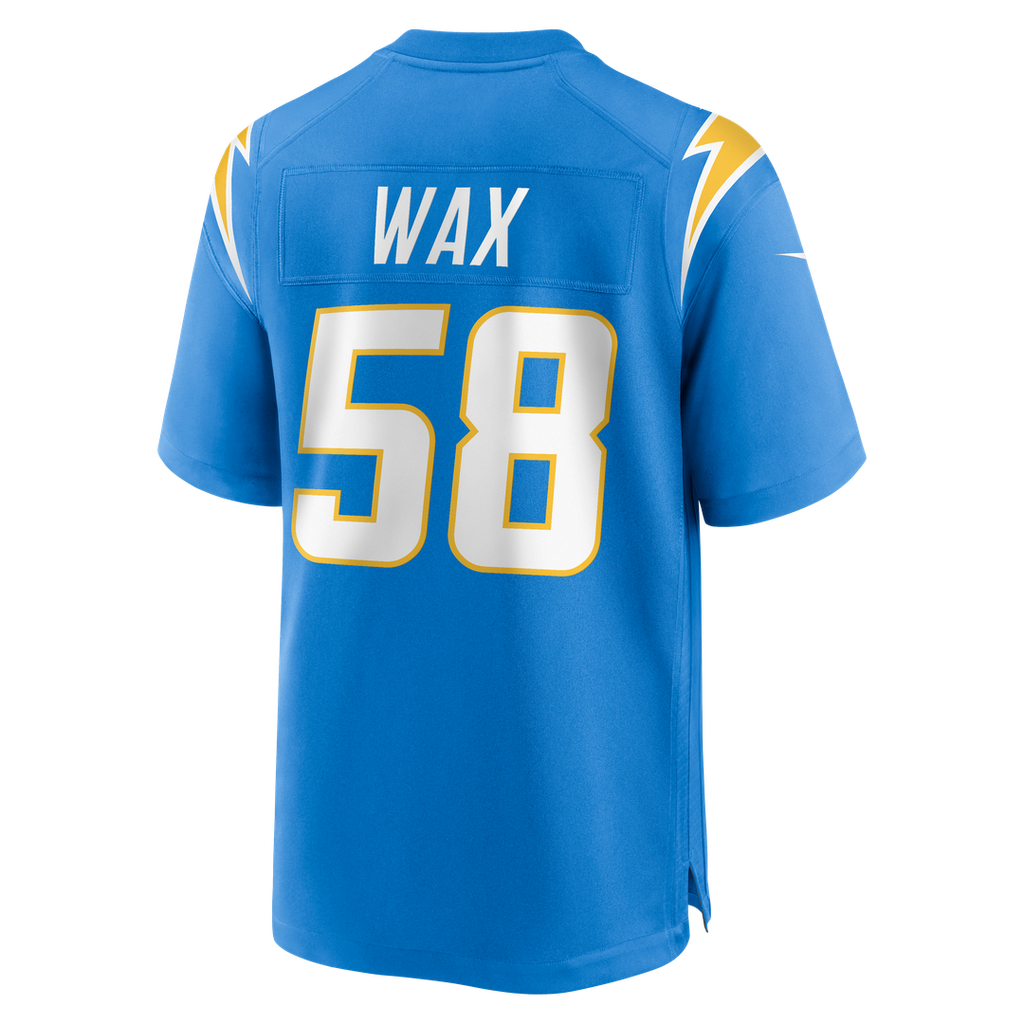 Los Angeles Chargers Marlowe Wax Nike Powder Blue Game Jersey