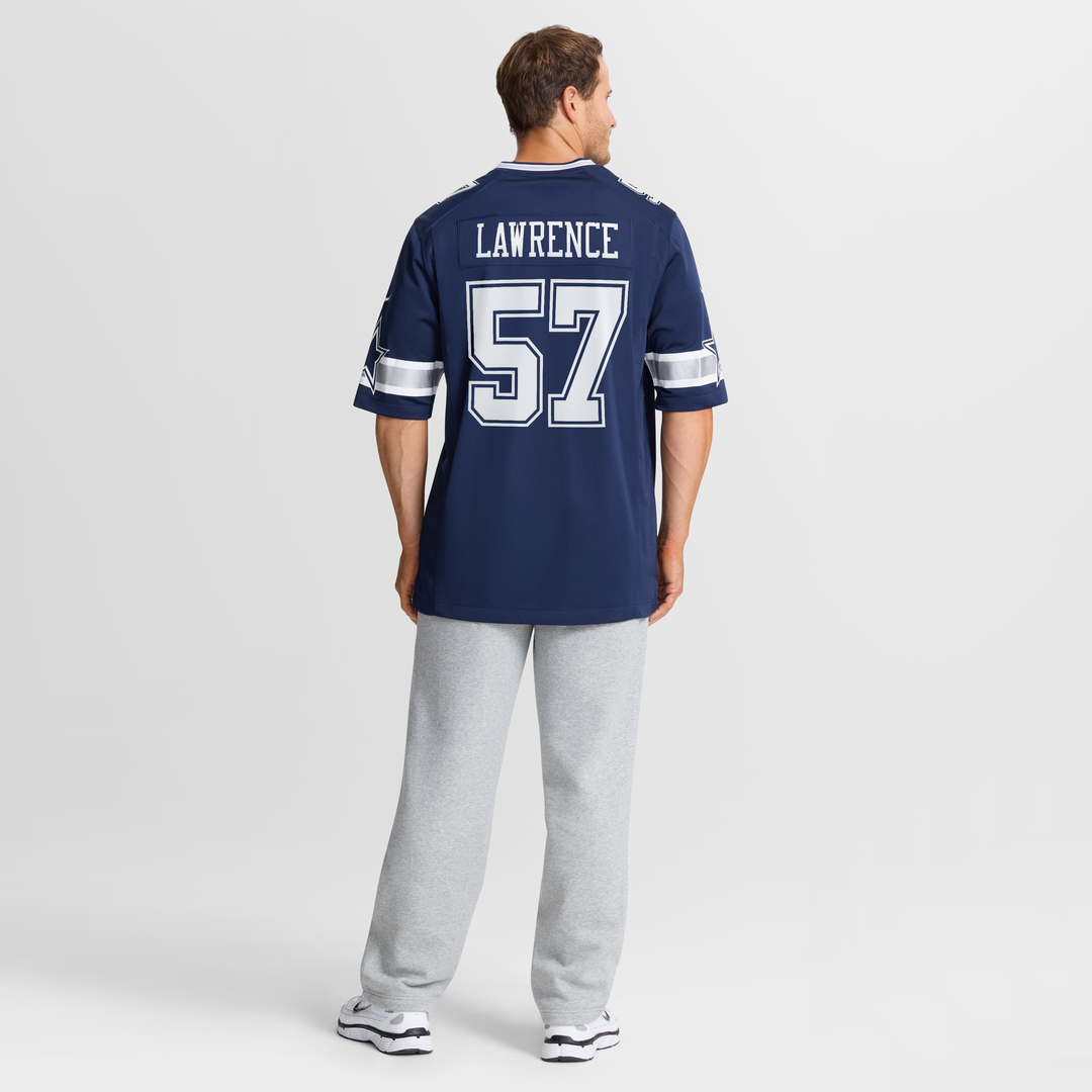 Dallas Cowboys Malachi Lawrence Nike Navy Game Jersey