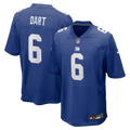 New York Giants Jaxson Dart Nike Royal Game Jersey