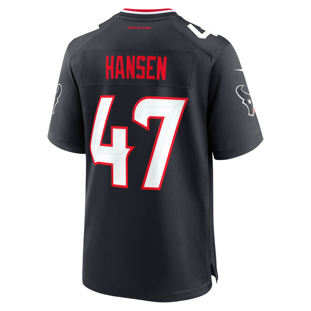 Houston Texans Louis Hansen Nike Navy Game Jersey