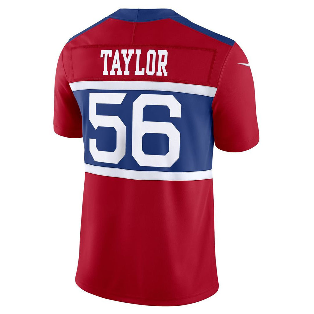 New York Giants Lawrence Taylor Nike Century Red Alternate Vapor FUSE Retired Player Limited Jersey
