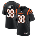 Cincinnati Bengals DJ Ivey Nike Black Game Jersey