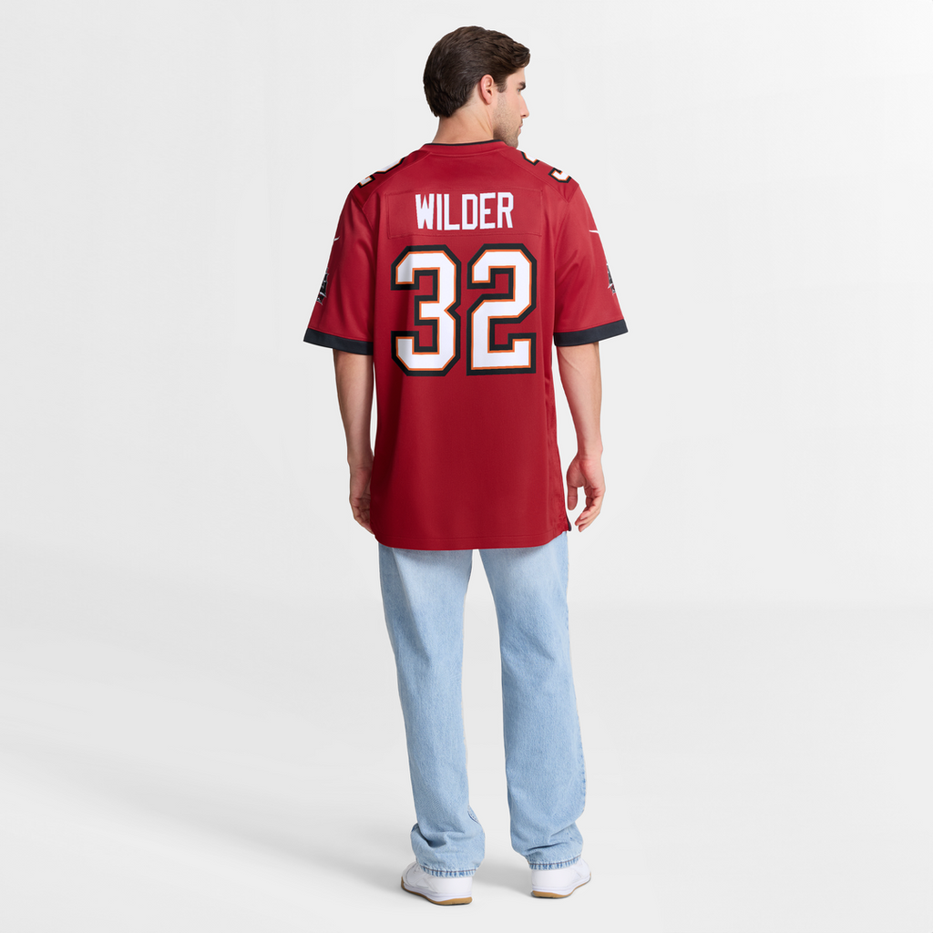 Tampa Bay Buccaneers James Wilder Nike Red Retired Player Game Jersey