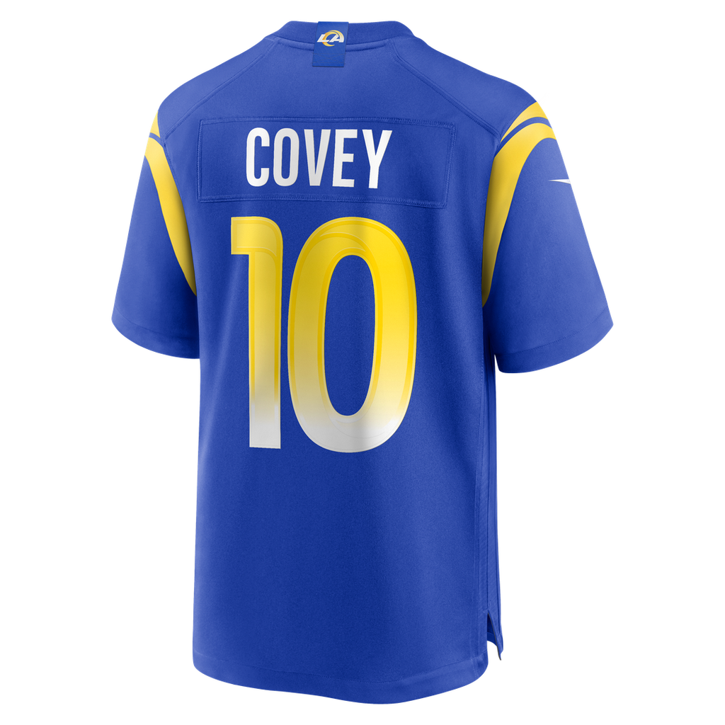 Los Angeles Rams Britain Covey Nike Royal Game Jersey
