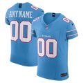 Tennessee Titans Nike Light Blue Vapor FUSE Elite Custom Jersey