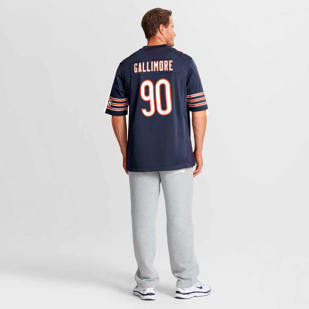 Chicago Bears Neville Gallimore Nike Navy Game Jersey