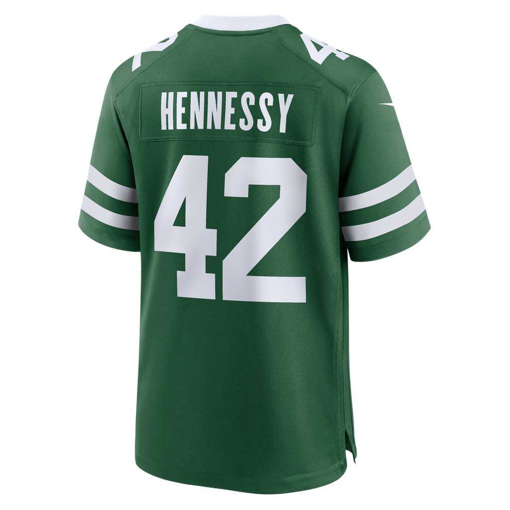 New York Jets Thomas Hennessy Nike Legacy Green Game Jersey