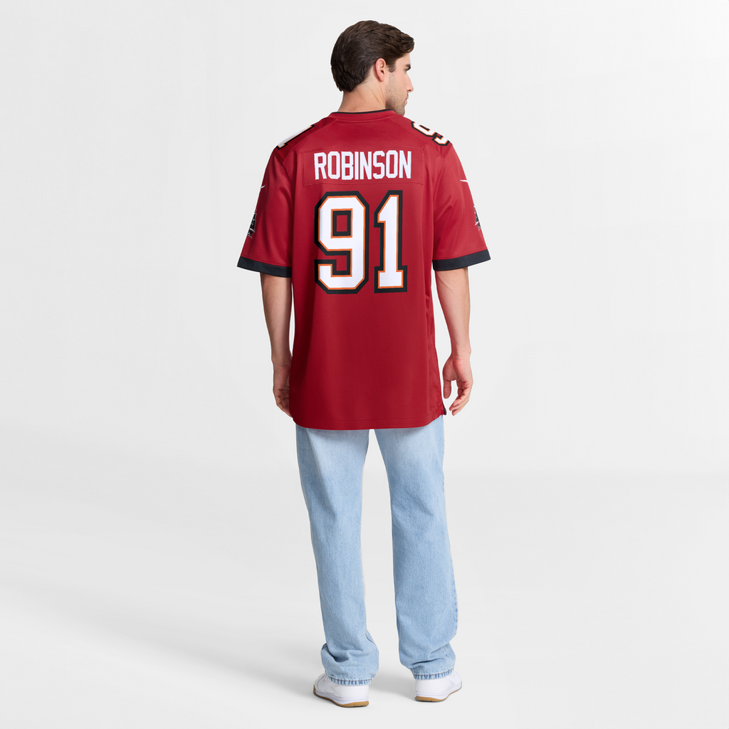 Tampa Bay Buccaneers A'Shawn Robinson Nike Red Game Jersey