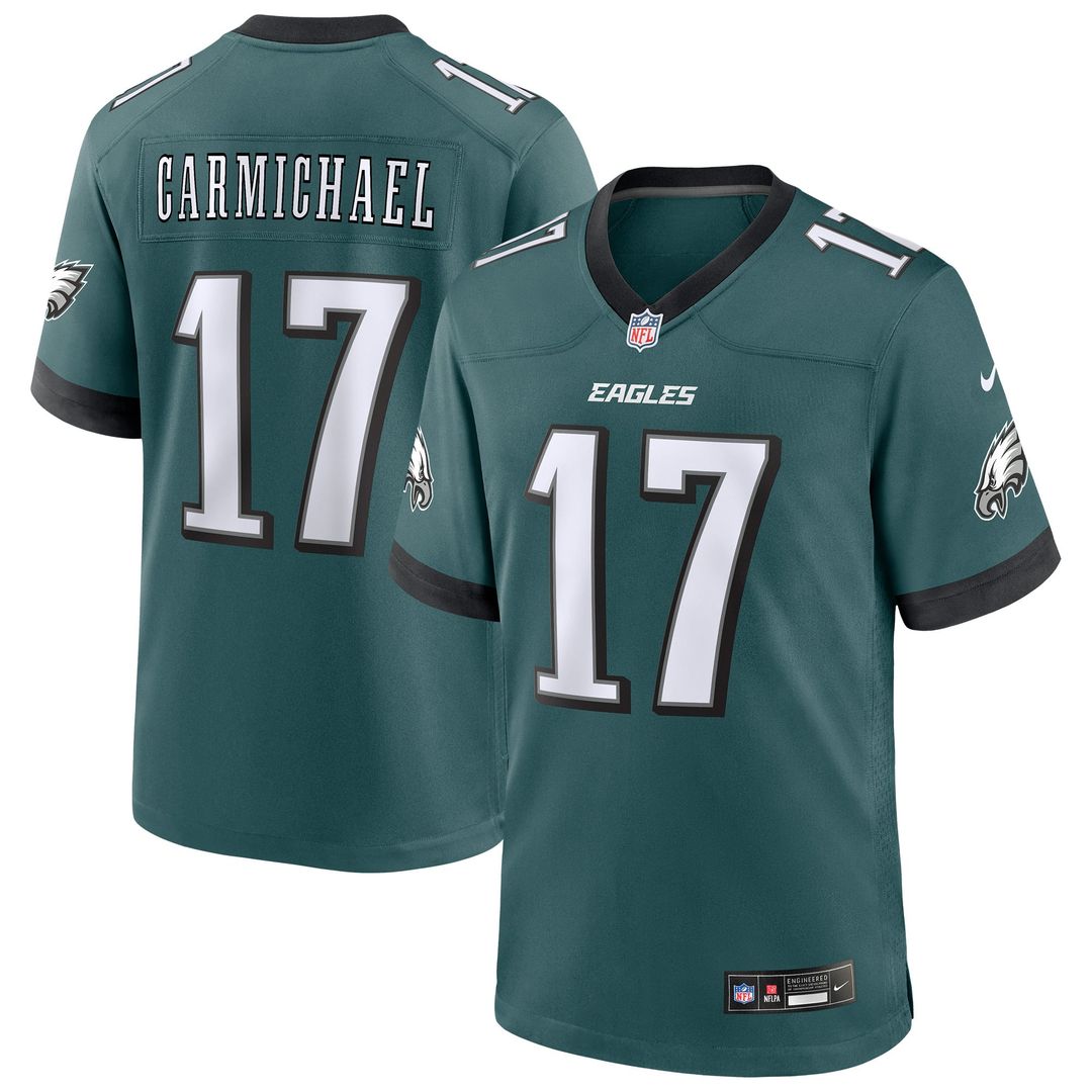 Philadelphia Eagles Harold Carmichael Nike Midnight Green Team Retired Game Jersey