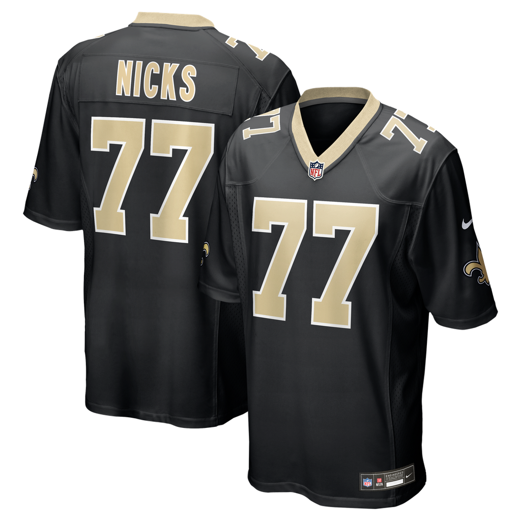 New Orleans Saints Carl Nicks Nike Black Retired Player Game Jersey