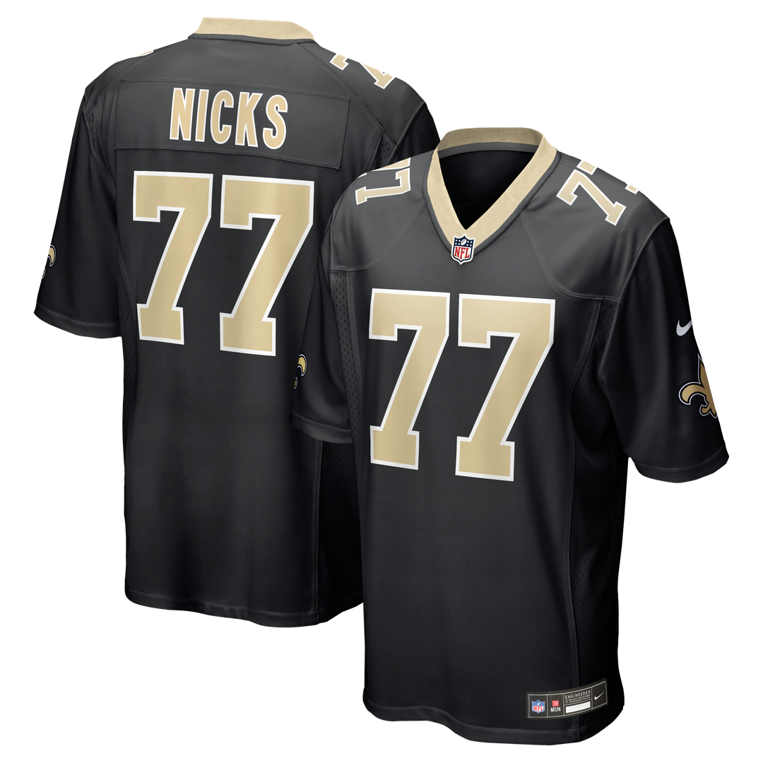 New Orleans Saints Carl Nicks Nike Black Retired Player Game Jersey