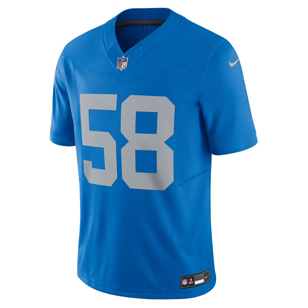 Detroit Lions Penei Sewell Nike Black Vapor FUSE Alternate Limited Jersey