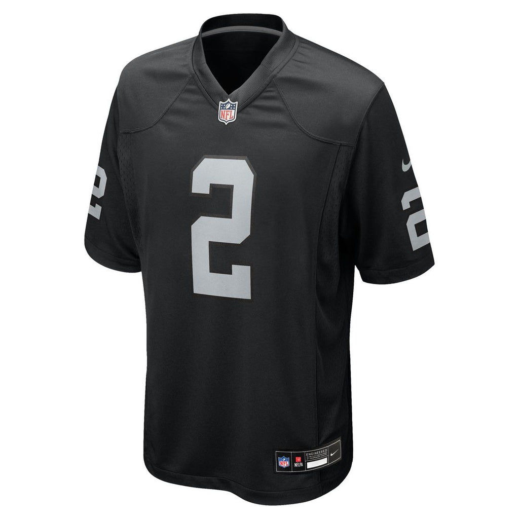 Las Vegas Raiders Ashton Jeanty Nike Black Game Jersey