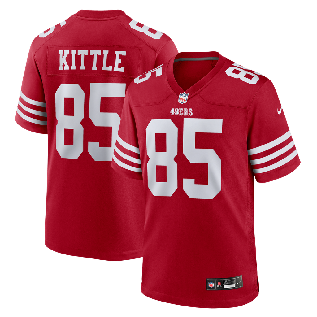 San Francisco 49ers George Kittle Nike Scarlet Game Jersey