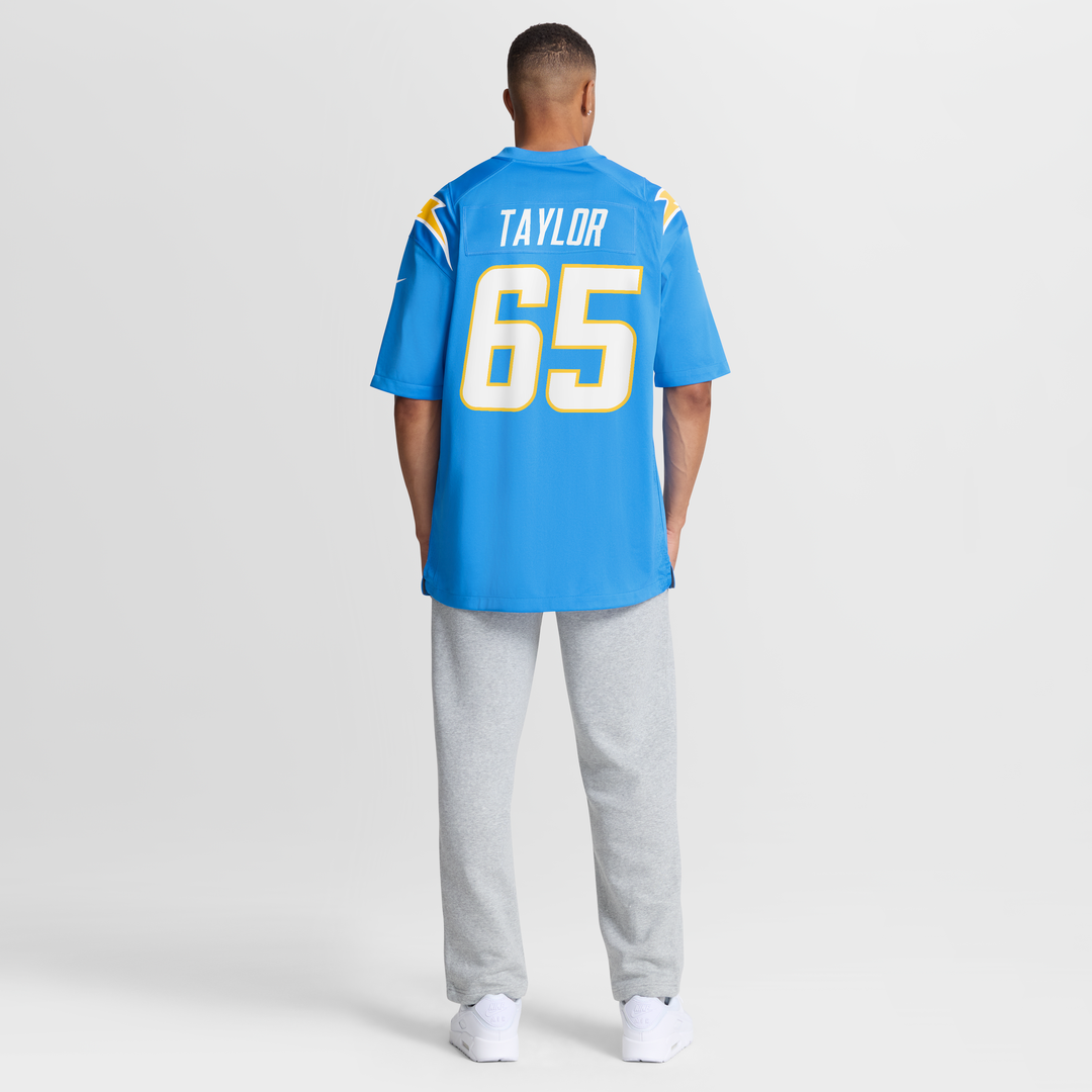 Los Angeles Chargers Logan Taylor Nike Powder Blue Game Jersey