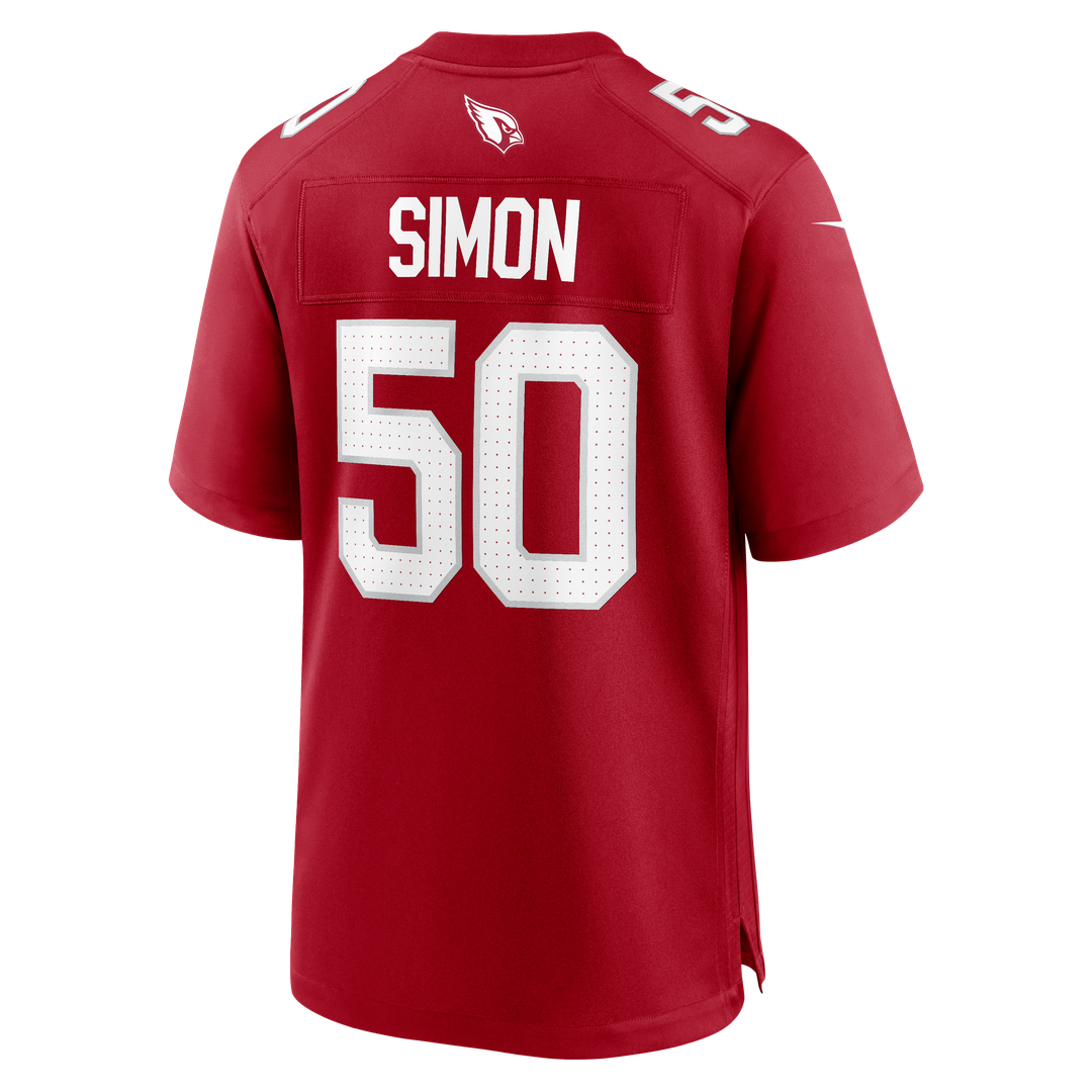 Arizona Cardinals Cody Simon Nike Cardinal Game Jersey
