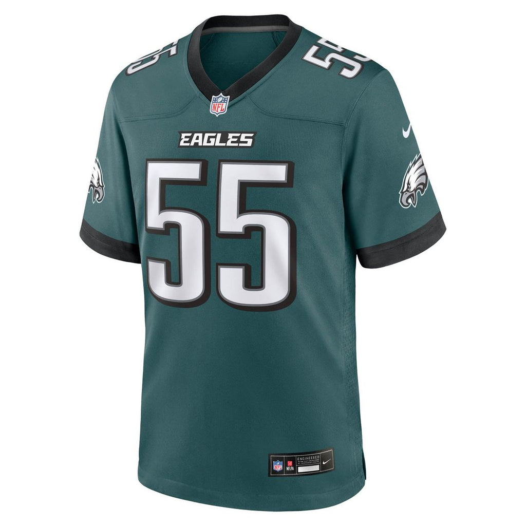 Philadelphia Eagles Brandon Graham Nike Midnight Green Game Jersey