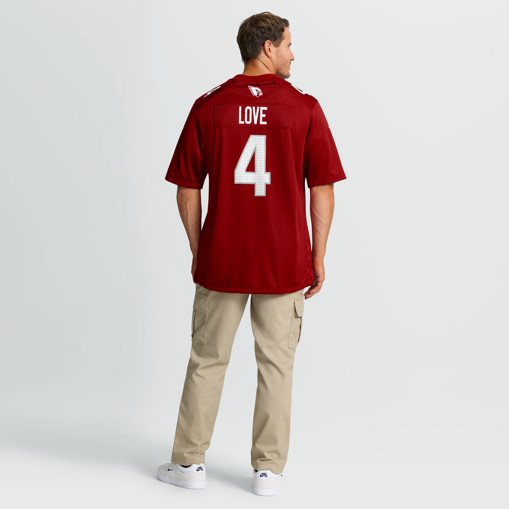 Arizona Cardinals Jeremiyah Love Nike Black Alternate Game Jersey