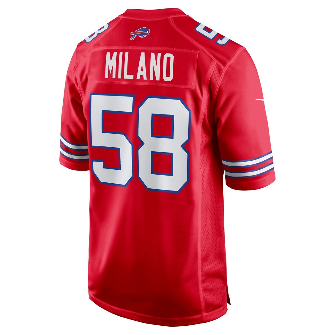 Buffalo Bills Matt Milano Nike Royal Game Jersey