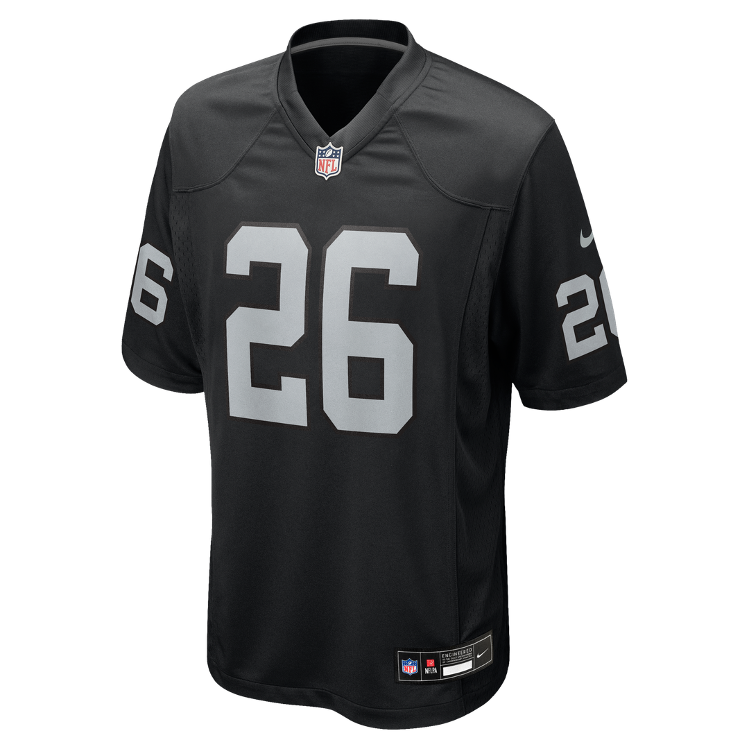 Las Vegas Raiders Darien Porter Nike Black Game Jersey