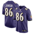 Baltimore Ravens Cornelius Johnson Nike Purple Game Jersey