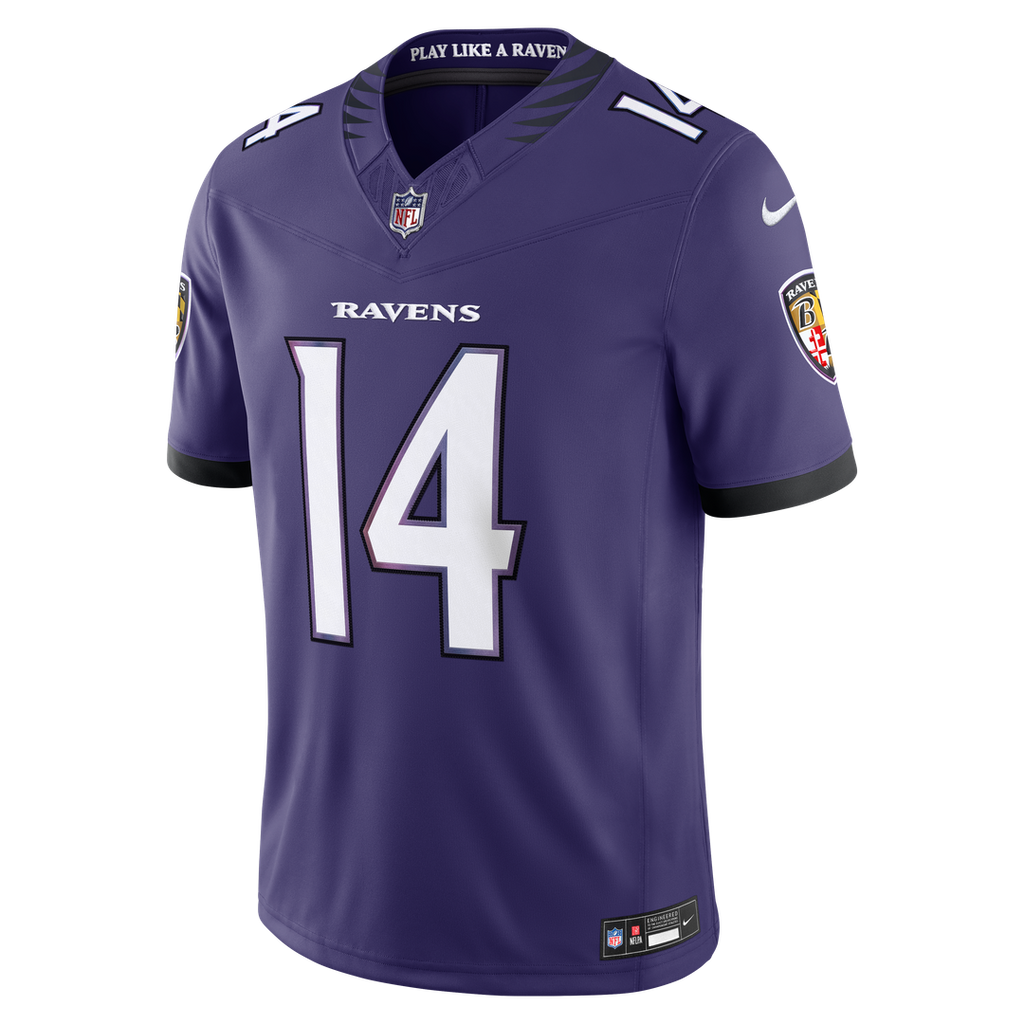 Baltimore Ravens Kyle Hamilton Nike Black Alternate Vapor FUSE Stitched Limited Jersey