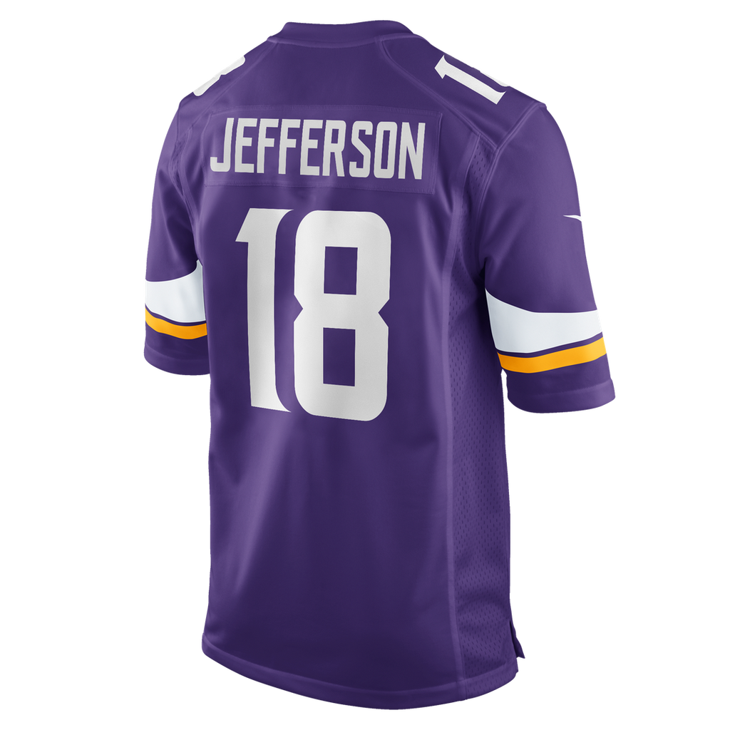 Minnesota Vikings Justin Jefferson Nike Purple Game Jersey