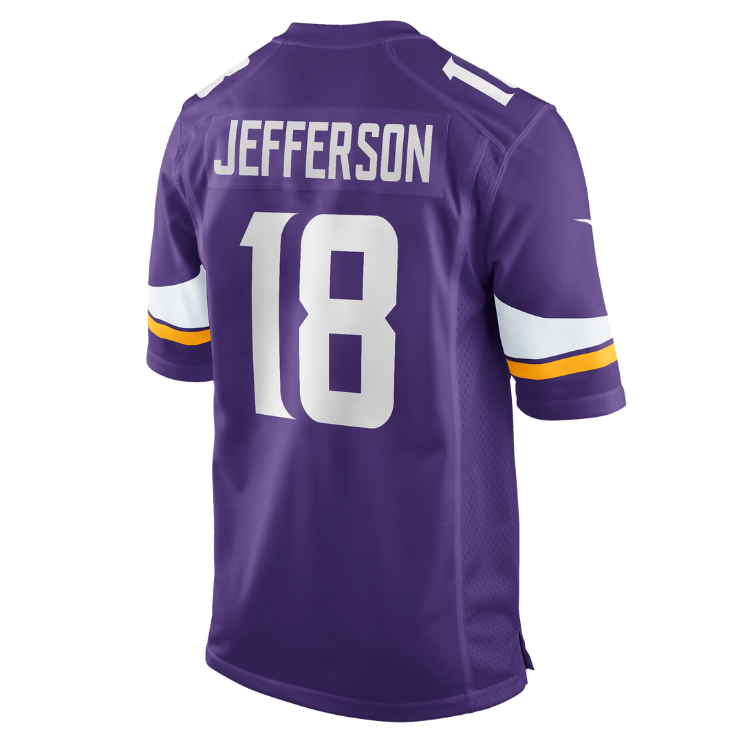 Minnesota Vikings Justin Jefferson Nike Purple Game Jersey