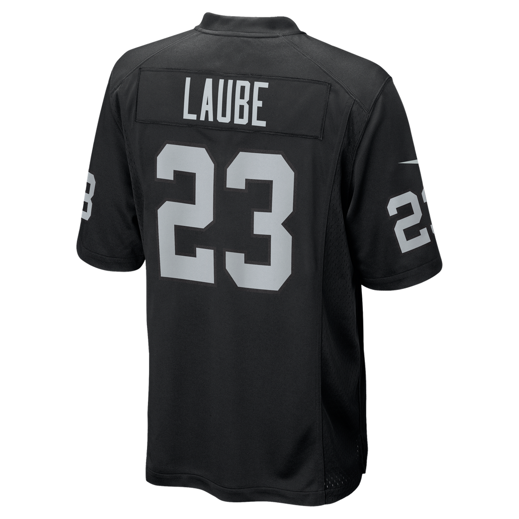 Las Vegas Raiders Dylan Laube Nike Black Game Jersey