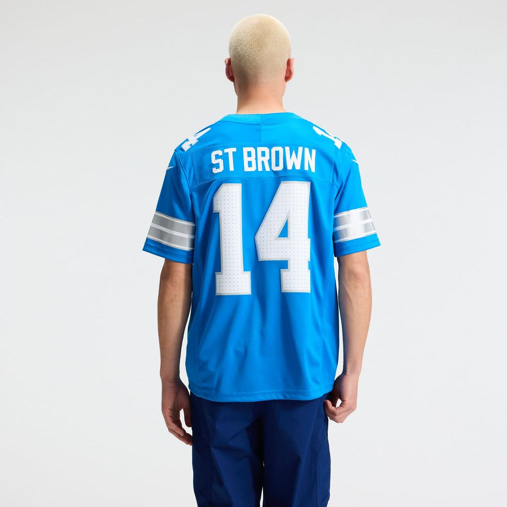 Detroit Lions Amon - Ra St. Brown Nike White Vapor FUSE Stitched Limited Jersey