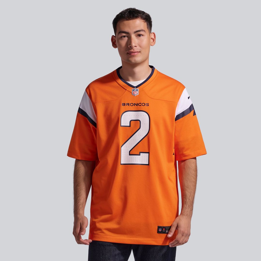 Denver Broncos Patrick Surtain II Nike Orange Game Jersey
