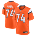 Denver Broncos Ben Powers Nike Orange Game Jersey