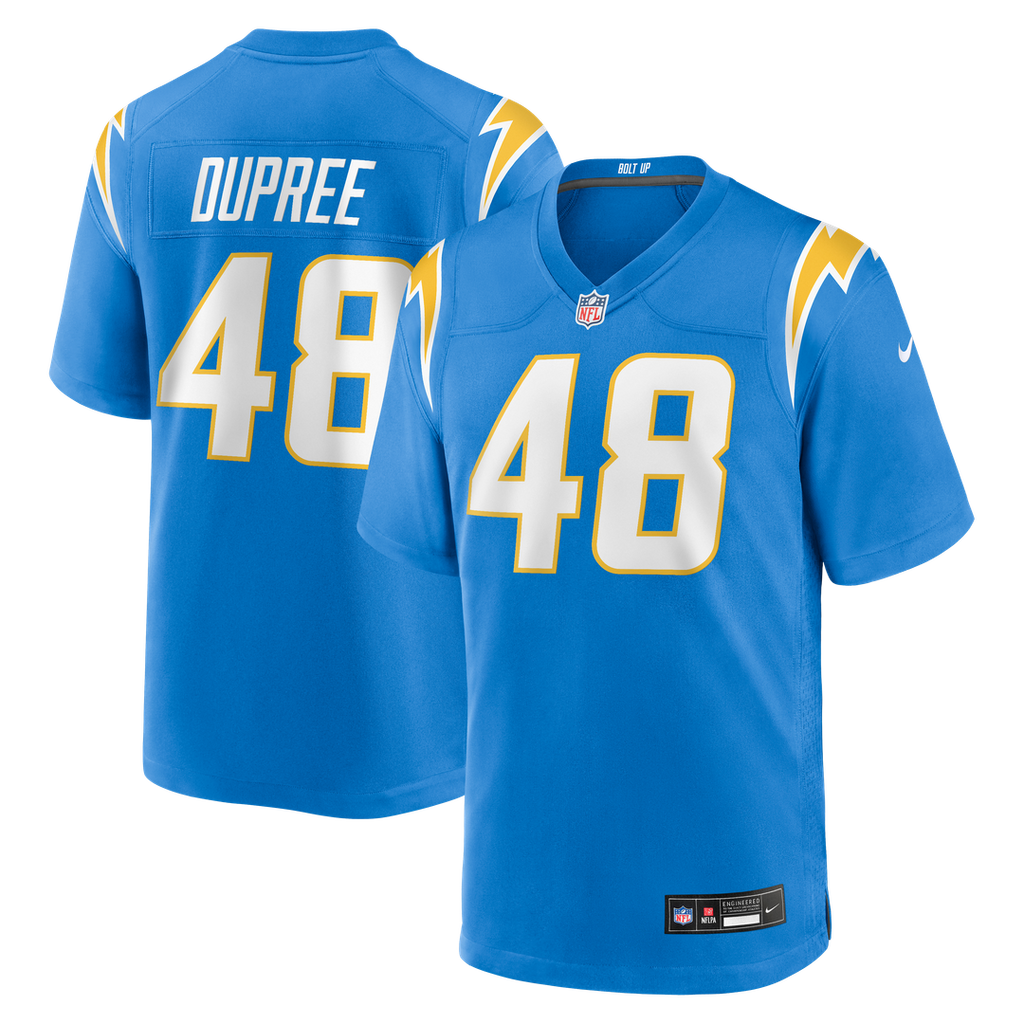Los Angeles Chargers Bud Dupree Nike Powder Blue Game Jersey