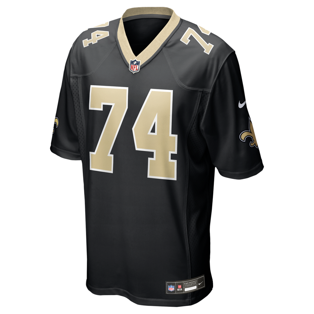 New Orleans Saints Xavier Truss Nike Black Game Jersey