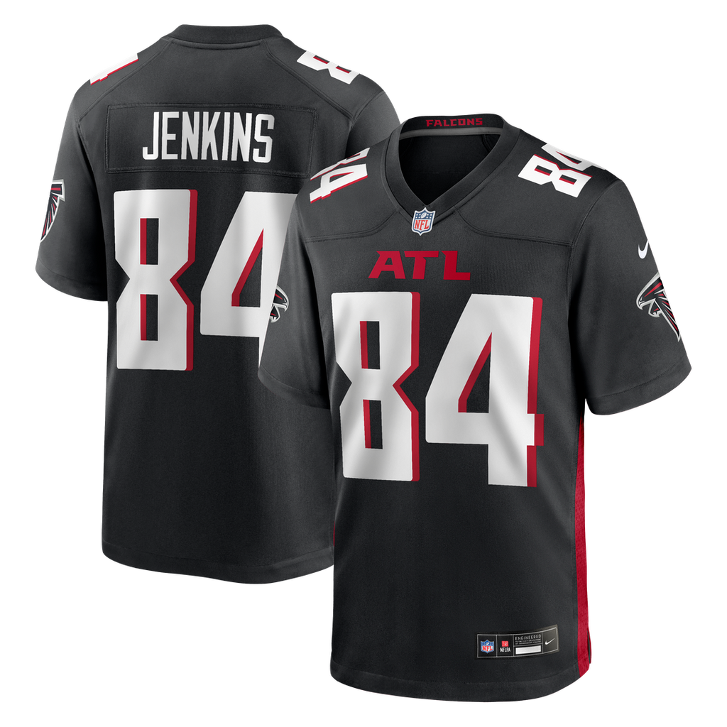 Atlanta Falcons Alfred Jenkins Nike Black Retired Player Game Jersey