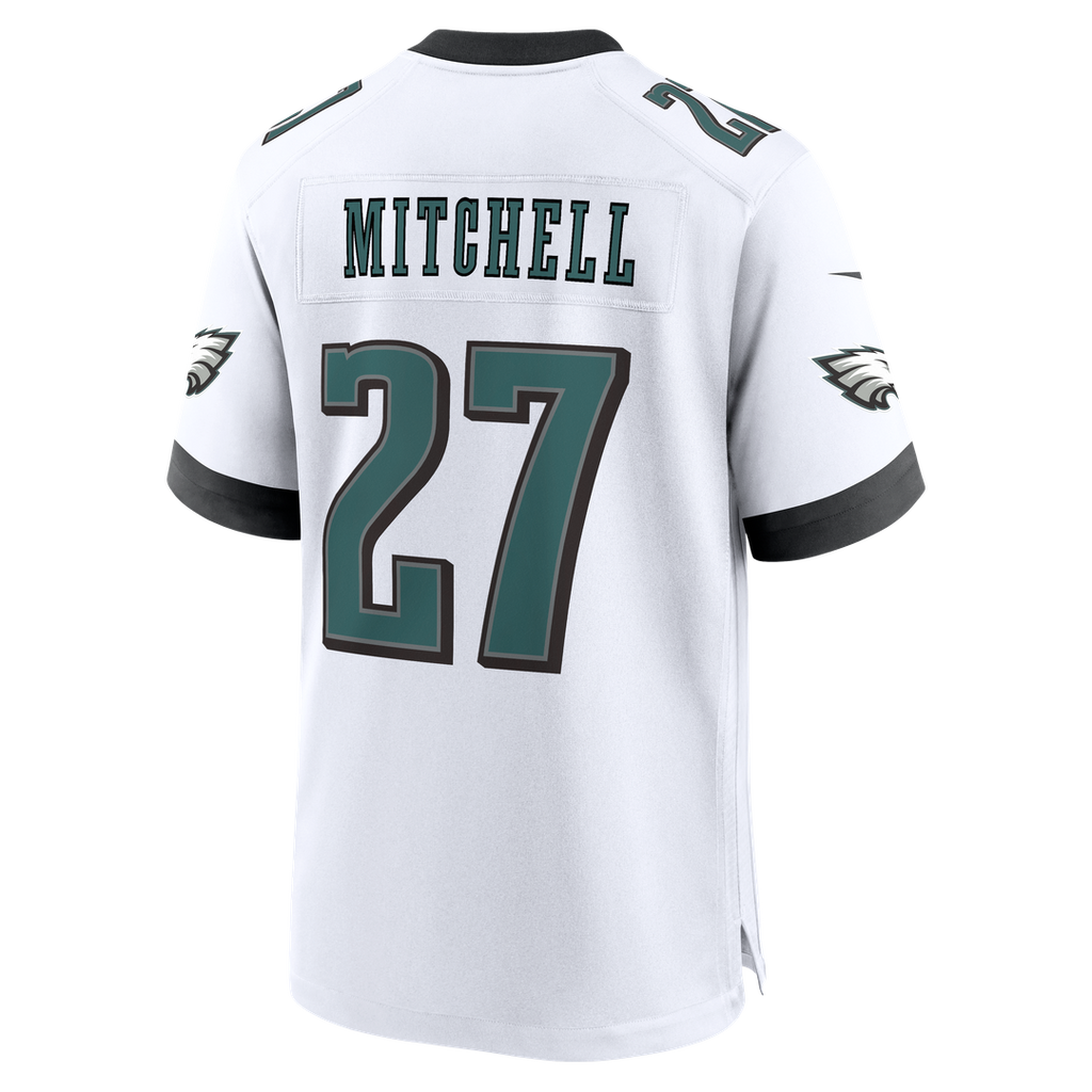 Philadelphia Eagles Quinyon Mitchell Nike White Game Jersey