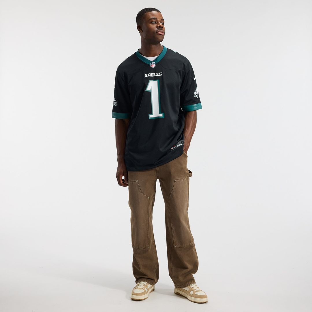 Philadelphia Eagles Jalen Hurts Nike Midnight Green Game Jersey