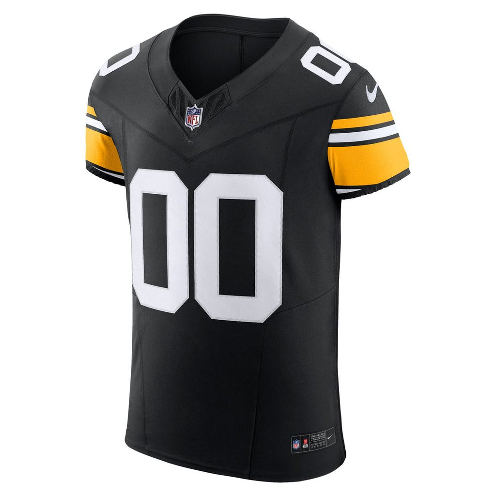 Pittsburgh Steelers Nike Black Vapor FUSE Elite Custom Jersey