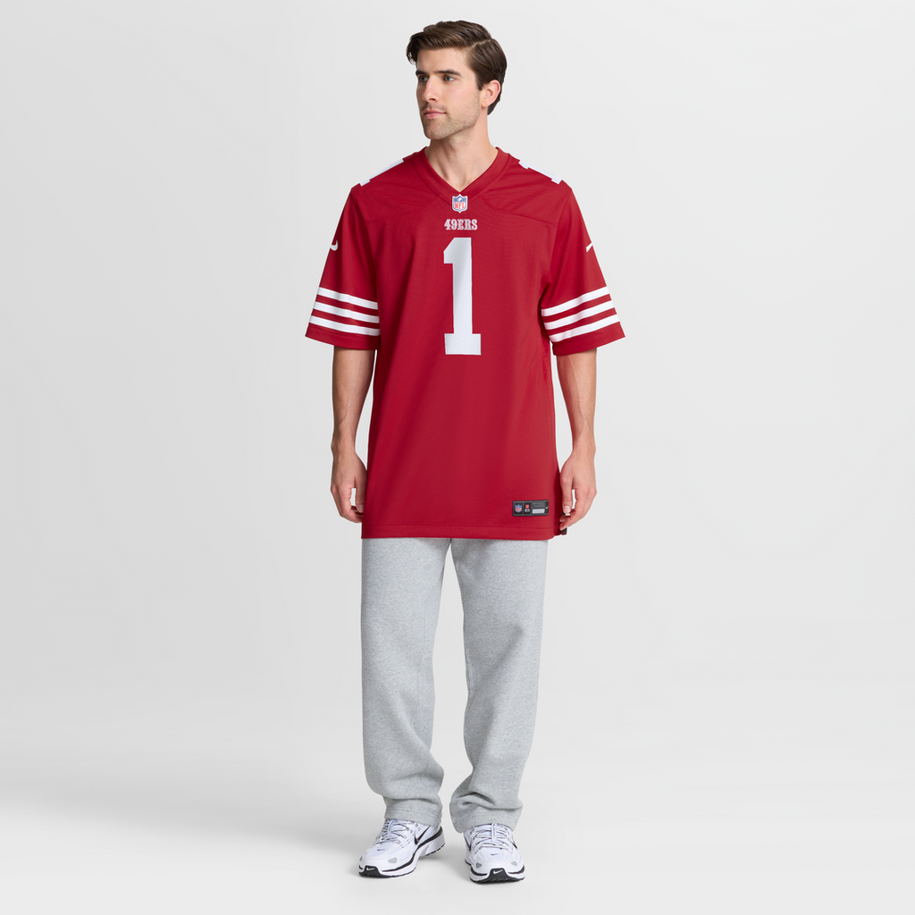 San Francisco 49ers Ricky Pearsall Nike Scarlet Game Jersey