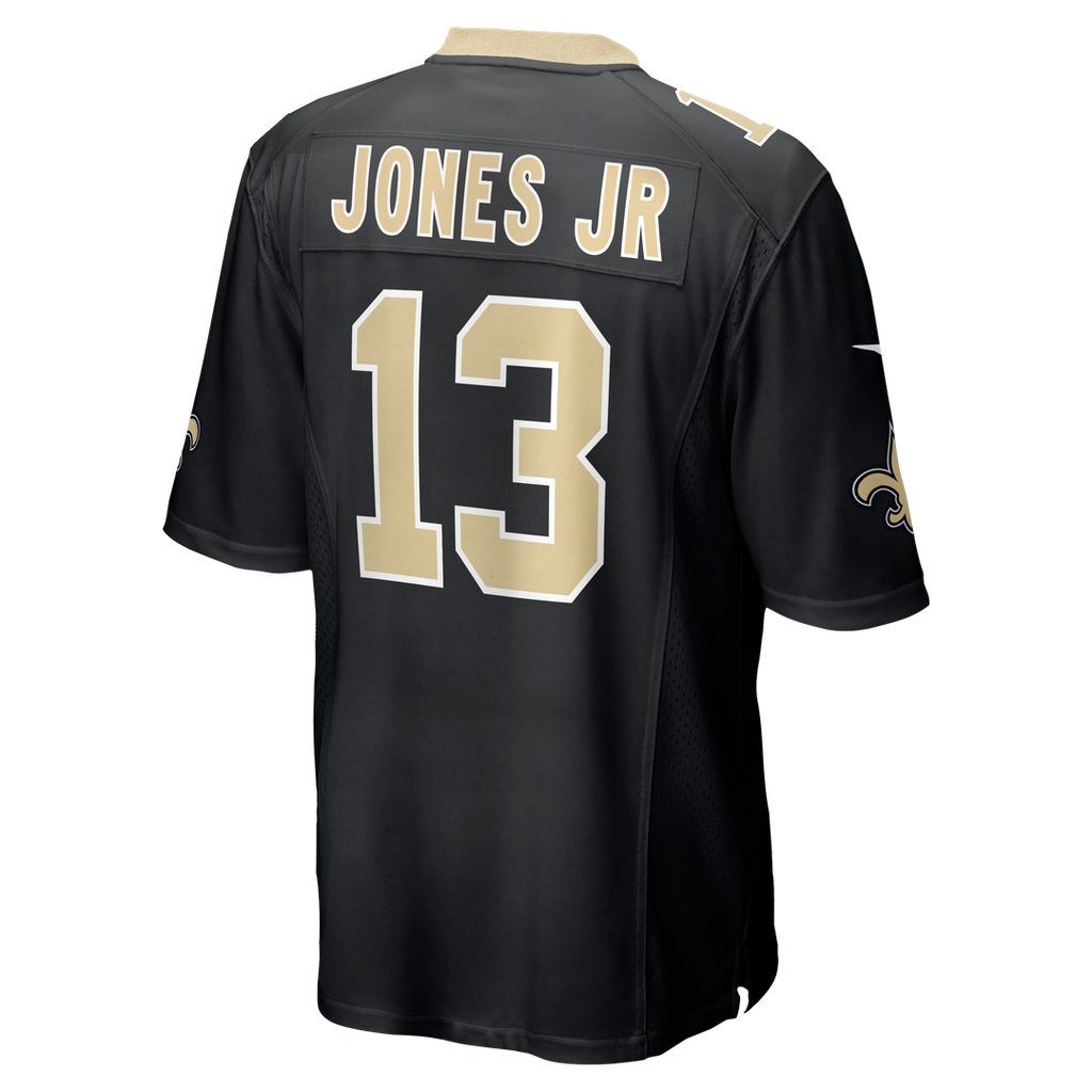 New Orleans Saints Velus Jones Jr. Nike Black Game Jersey