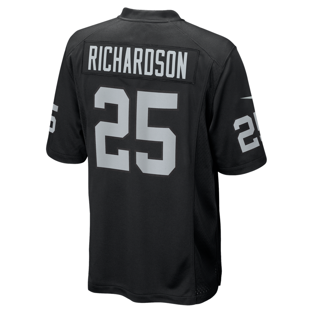 Las Vegas Raiders Decamerion Richardson Nike Black Game Jersey
