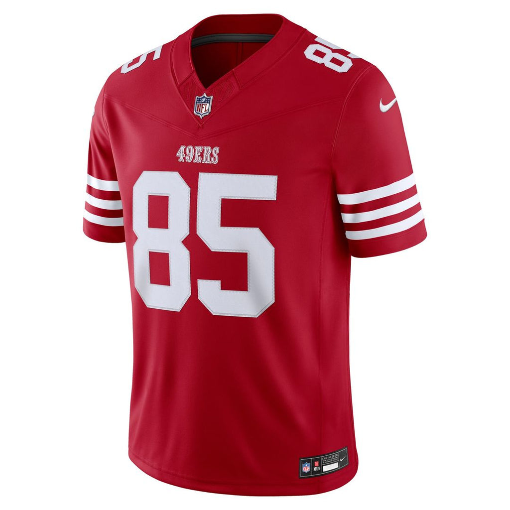 San Francisco 49ers George Kittle Nike Scarlet Team Vapor FUSE Stitched Limited Jersey
