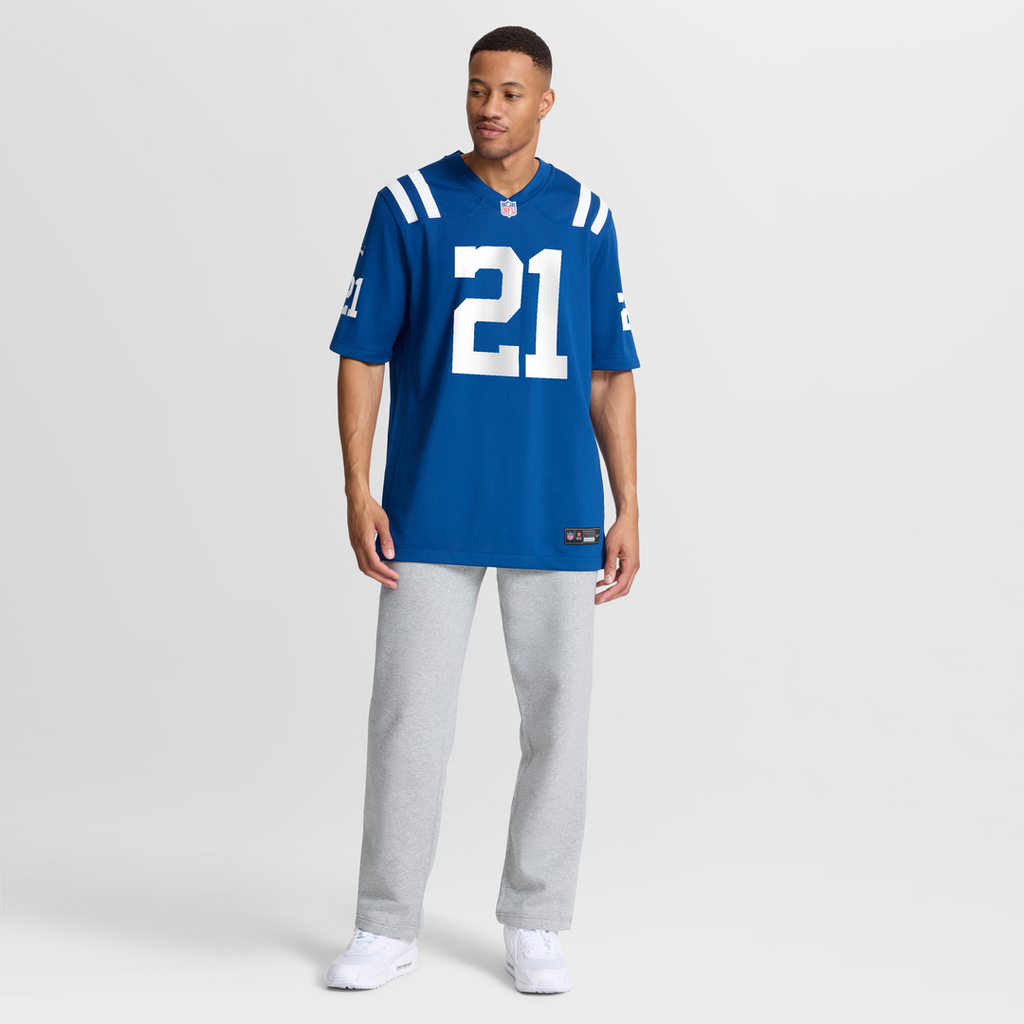 Indianapolis Colts DJ Giddens Nike Royal Game Jersey