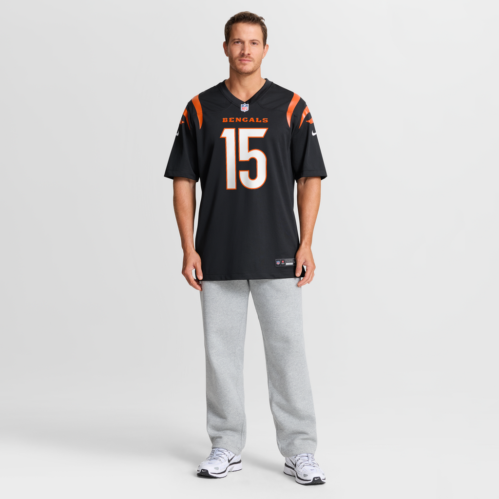 Cincinnati Bengals Charlie Jones Nike Black Game Jersey